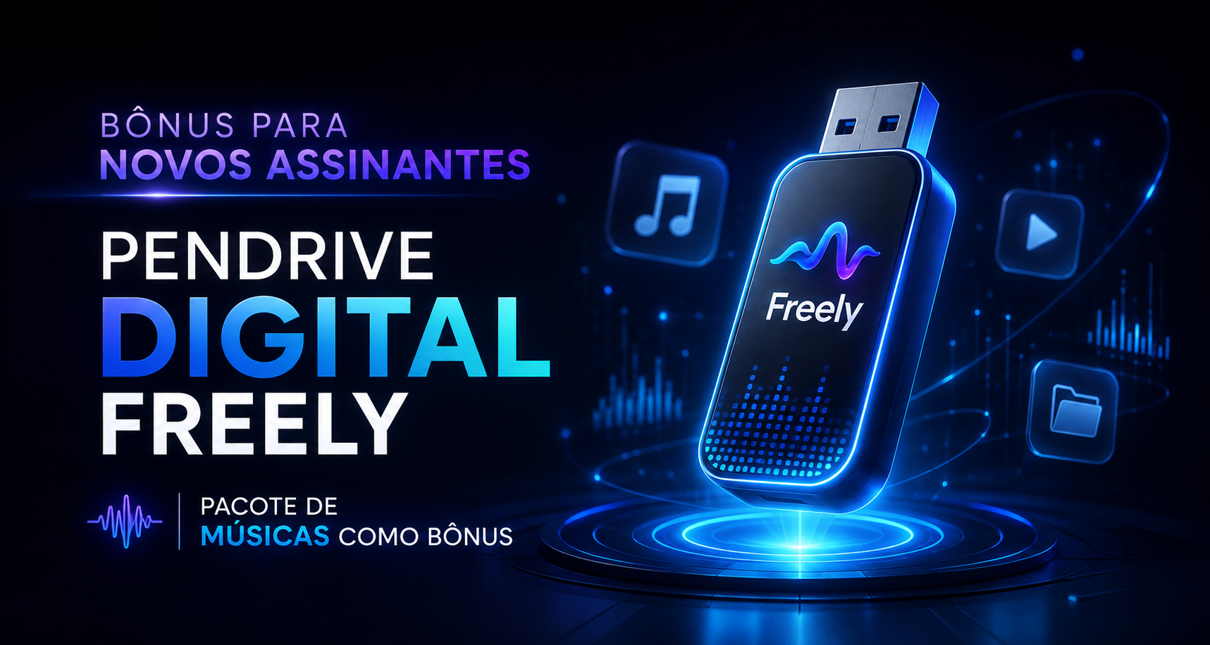 Pendrive digital Freely